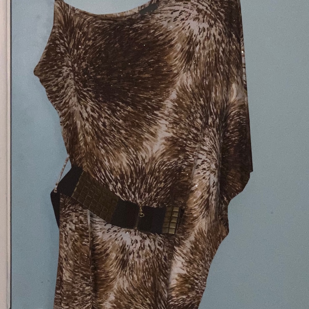 Animal print blouse